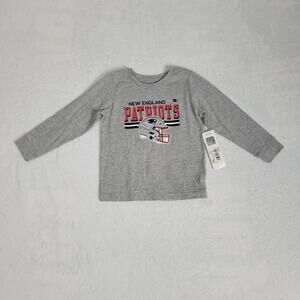 Nfl Team Apparel Ls Shirt boys 4T Gray Cotton
